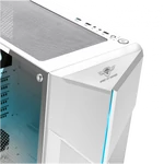Kép 3/9 - Spirit of Gamer Számítógépház - CLONE 3 White (fekete, ablakos, 8x12cm ventilátor, alsó táp,  ATX, 1xUSB3.0, 2xUSB2.0)