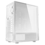 Kép 6/9 - Spirit of Gamer Számítógépház - CLONE 3 White (fekete, ablakos, 8x12cm ventilátor, alsó táp,  ATX, 1xUSB3.0, 2xUSB2.0)