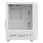 Kép 5/13 - Spirit of Gamer Számítógépház - INFINITY White (fekete, ablakos, 8x12cm ventilátor, alsó táp,  ATX, 1xUSB3.0, 2xUSB2.0)