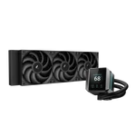 Kép 1/6 - DeepCool CPU Water Cooler - MYSTIQUE 360 (max 21dB; max. 123,09 m3/h; 3x12cm, LED kijelző, fekete)