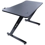 Kép 1/5 - The G-Lab Gamer Asztal - K DESK COBALT (113x60cm, fém, pohártartó, fejhallgatótartó, fekete)