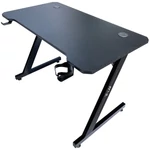 Kép 4/5 - The G-Lab Gamer Asztal - K-DESK-COBALT (113x60cm, fém, pohártartó, fejhallgatótartó, fekete)