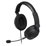 Kép 1/3 - The G-Lab Fejhallgató - KORP CARBON (mikrofon, 3,5mm Jack, hangerőszabályzó, nagy-párnás, fehér)