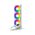 Kép 2/11 - ID-Cooling CPU Water Cooler - Space SL360 XE WHITE (35,2dB; max. 129,39 m3/h; 3x12cm, A-RGB LED, fehér)