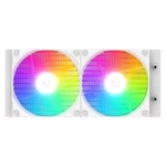 Kép 3/9 - ID-Cooling CPU Water Cooler - Space SL240 XE WHITE (25dB; max. 129,39 m3/h; 2x12cm, A-RGB LED, fehér)