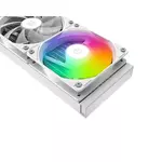 Kép 4/9 - ID-Cooling CPU Water Cooler - Space SL240 XE WHITE (25dB; max. 129,39 m3/h; 2x12cm, A-RGB LED, fehér)