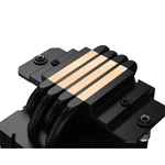 Kép 6/8 - ID-Cooling CPU Cooler - FROZN A400 BLACK (25,8dB; max. 77,81 m3/h; 4pin csatlakozó, 4 db heatpipe, 12cm, PWM)