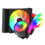 Kép 2/2 - Rampage CPU Water Cooler - ICEBLADE C4 (23dB max., 115,53 m3/h; 12cm, A-RGB LED, fekete)