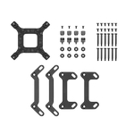 Kép 5/6 - DeepCool CPU Water Cooler - LD360 (max 21dB; max. 122,39 m3/h; 3x12cm, LED kijelző, fekete)