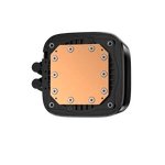 Kép 2/6 - DeepCool CPU Water Cooler - LD240 (max 21dB; max. 122,39 m3/h; 2x12cm, LED kijelző, fekete)