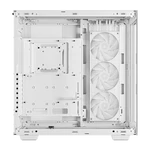 Kép 5/16 - DeepCool Számítógépház - CH780 WH (fehér, ablakos, 3x140mm ventilátor, Mini-ITX / Mico-ATX / ATX / E-ATX, 4xUSB3.0)