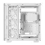 Kép 6/16 - DeepCool Számítógépház - CH780 WH (fehér, ablakos, 3x140mm ventilátor, Mini-ITX / Mico-ATX / ATX / E-ATX, 4xUSB3.0)