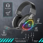 Kép 8/9 - Spirit of Gamer Fejhallgató - ELITE H40 Black (MultiPlatform, RGB, 3.5mm Jack, mikrofon, hangerőszabályzó, nagy-párnás)