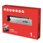 Kép 2/2 - ADATA SSD 1TB - XPG GAMMIX S60 (3D, M.2 PCIe Gen 4x4, r:5000 MB/s, w:3200 MB/s)