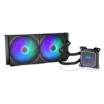 Kép 1/4 - Endorfy CPU Water Cooler - Navis F280 ARGB (vízhűtés, Fluctus 2x140 PWM ARGB, AIO, fekete)