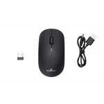 Kép 2/2 - Bluestork Vezeték nélküli Egér - M-WL-OFF100-BLACK (Bluetooth, 2.4G, Rechargeable, 3200 DPI, optikai, fekete)