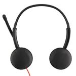 Kép 3/5 - Bluestork Fejhallgató - MC301 Office Headset (mikrofon; hangerő szabályzó, 3,5 Jack, fekete)