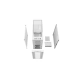 Kép 14/15 - DeepCool Számítógépház - CC560 WH Limited  (fehér, ablakos, venti nélkül, Mini-ITX / Micro-ATX /ATX, 1xUSB3.0, 1xUSB2.0)