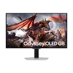 Kép 1/3 - Samsung Monitor 32" - S32DG802SU (OLED, 3840x2160, 16:9, UHD, 240HZ, 250cd/m2, 0,03ms, Pivot)
