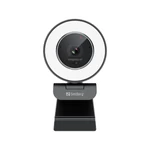 Kép 2/11 - Sandberg Webkamera - Streamer USB Webcam Pro Elite (2540x1440, Betekintési szög: 76°, fekete/ezüst)