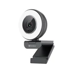 Kép 9/11 - Sandberg Webkamera - Streamer USB Webcam Pro Elite (2540x1440, Betekintési szög: 76°, fekete/ezüst)