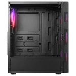 Kép 11/14 - Everest Számítógépház -  PLAID V1 (fekete; üveg; ATX; alsó táp; 4x120mm RGB, 1xUSB3.0 + 2xUSB2.0)