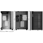 Kép 2/9 - Be Quiet! Számítógépház - LIGHT BASE 600 DX Black (ATX, edzett üveg oldallap, fekete)