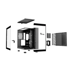 Kép 4/9 - Be Quiet! Számítógépház - LIGHT BASE 600 DX Black (ATX, edzett üveg oldallap, fekete)