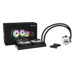 Kép 6/7 - Be Quiet! CPU Water Cooler - LIGHT LOOP 240mm Black (2x120mm, csatlakozó: 3pin, cső hossza: 400mm, fekete)