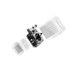 Kép 3/7 - Be Quiet! CPU Water Cooler - LIGHT LOOP 360mm White (3x120mm, csatlakozó: 3pin, cső hossza: 400mm, fehér)