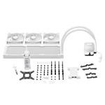 Kép 7/7 - Be Quiet! CPU Water Cooler - LIGHT LOOP 360mm White (3x120mm, csatlakozó: 3pin, cső hossza: 400mm, fehér)