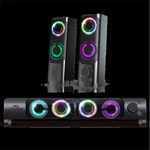 Kép 1/12 - Advance Hangszóró - SOUNDPHONICS RGB 6W RMS (2.0, 3,5mm Jack, RGB, fekete)