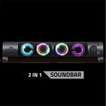 Kép 5/12 - Advance Hangszóró - SOUNDPHONICS RGB 6W RMS (2.0, 3,5mm Jack, RGB, fekete)