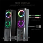 Kép 9/12 - Advance Hangszóró - SOUNDPHONICS RGB 6W RMS (2.0, 3,5mm Jack, RGB, fekete)