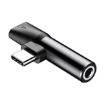 Kép 6/7 - Baseus USB-C-USB-C+Mini Jack 3,5 mm audio adapter (fekete)