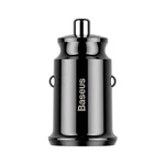 Kép 1/7 - Baseus Grain 2x USB 5V 3.1A autós töltő (fekete)