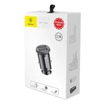 Kép 6/7 - Baseus Grain 2x USB 5V 3.1A autós töltő (fekete)
