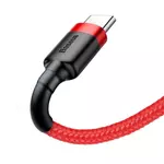 Kép 5/7 - USB-USB-C kábel Baseus Cafule 3A 0,5 m (piros)