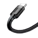 Kép 5/7 - USB-USB-C kábel Baseus Cafule 3A 1m (szürke-fekete)