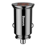 Kép 2/8 - Baseus Circular autós gyorstöltő 2xUSB, QC 3.0, 5A, 30W (fekete)