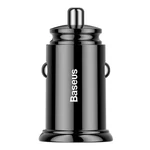 Kép 1/7 - Baseus Circular autós töltő, PD, QC 4.0, 5A, 30W (fekete)