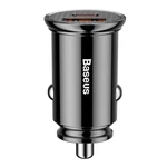 Kép 2/7 - Baseus Circular autós töltő, PD, QC 4.0, 5A, 30W (fekete)