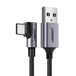 Kép 1/2 - UGREEN USB-C kábel, 3A, Quick Charge 3.0, 1m (fekete)