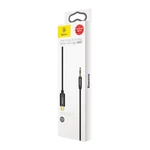 Kép 6/8 - Baseus Yiven USB-C - 3,5 mm-es mini jack audio kábel, 1,2 m (fekete)