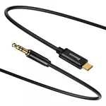 Kép 2/8 - USB-C audiokábel 3,5 mm-es mini jack Baseus Yiven 1,2 m-es (fekete)