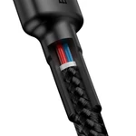Kép 5/6 - Baseus Cafule USB-C - USB-C PD 2.0 QC 3.0 kábel, 60 W, 2 m (fekete-piros)