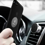 Kép 7/9 - Magnet phone holder Baseus Iron Suit kit - black