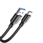 Kép 3/6 - UGREEN USB és USB-C 3.0 kábel, 1m (fekete)