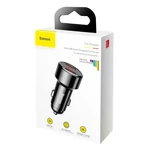 Kép 6/9 - Baseus Magic 2x USB autós töltő, QC 3.0, 45W (fekete)