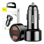 Kép 8/9 - Baseus Magic 2x USB autós töltő, QC 3.0, 45W (fekete)